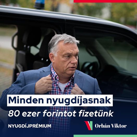 Orbán Viktor bejelentette, mennyi extra pénzt kapnak novemberben a nyugdíjasok